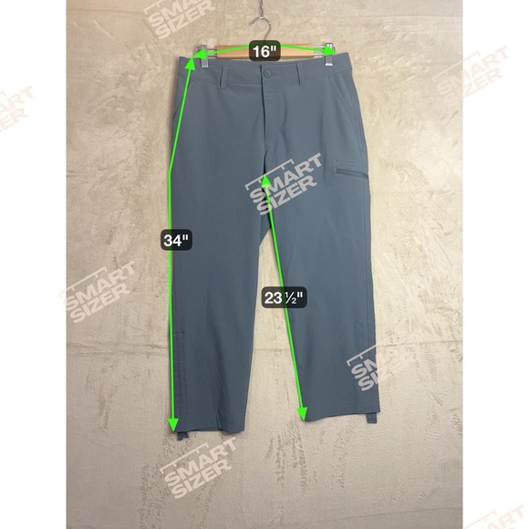 Eddie Bauer Women's 6 Blue Ripstop Crop Capri Pants Cargo Pocket Polyester - Picture 9 of 9